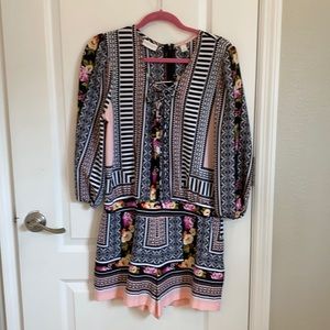 Bisou Bisou Print Shorts Jumper
